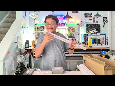 Testing two full boxes of 2G11 fluorescent lights 