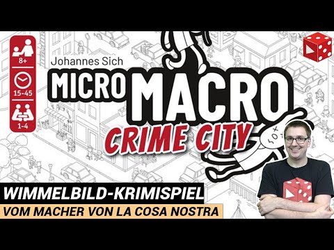 MicroMacro: Crime City im Test - (Johannes Sich, Pegasus 2020) - Spiel des Jahres 2021  // Rezension
