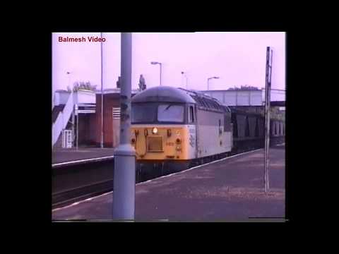 Barnetby Railway Station in 1993 - Freight Heaven!
