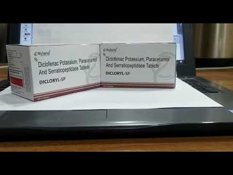 Diclofenac Potassium Paracetamol And Serratiopeptidase Tablets