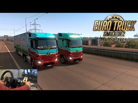 Rotterdam - Karlskrona | Ein unabsehbarer Unfall - MB New Actros | Let's Play ETS 2 MP #280 [G27]