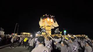 小林太鼓台　夜太鼓演技2024