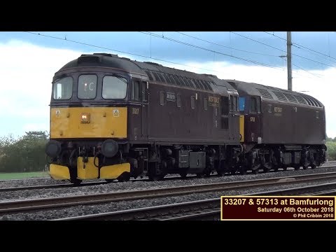 33207 & 57313 at Bamfurlong - 06th October 2018