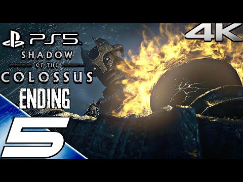 Shadow of The Colossus (PS5) - Gameplay Walkthrough Part 5 - Final Boss & Ending (4K 60FPS)