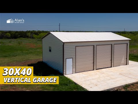 30x40 Metal Building with Car Lift