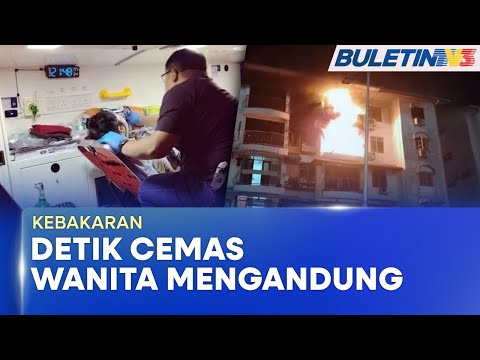 KEBAKARAN | Rumah Terbakar, Wanita Hamil Sempat Selamatkan Diri