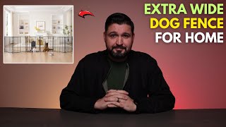 Extra Wide Dog Fence for Home