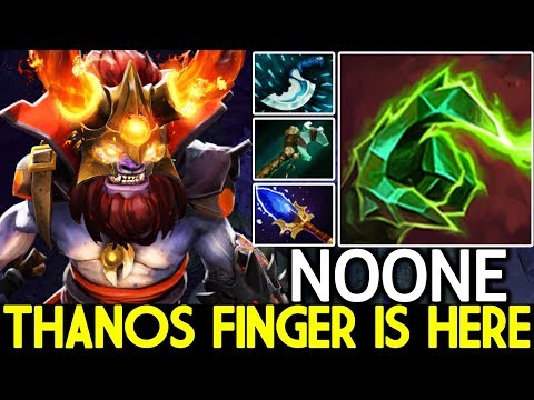 NOONE [Lion] Thanos Finger is Here! 1 Shot Kill Crazy Game 7.22 Dota 2