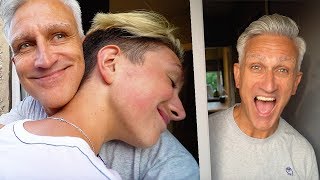 kid surprising dad after 100 days... (EMOTIONAL)