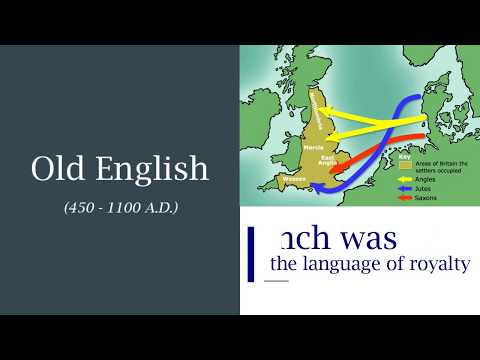 The history of English - Old and Middle Eras