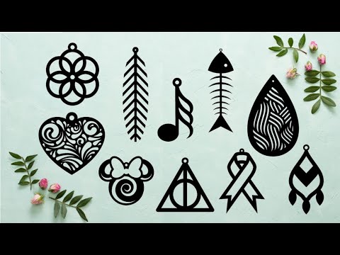 Teardrop Earring svg | Printable Leather | Earring Template | Leaf Earring svg | Feather Earring svg