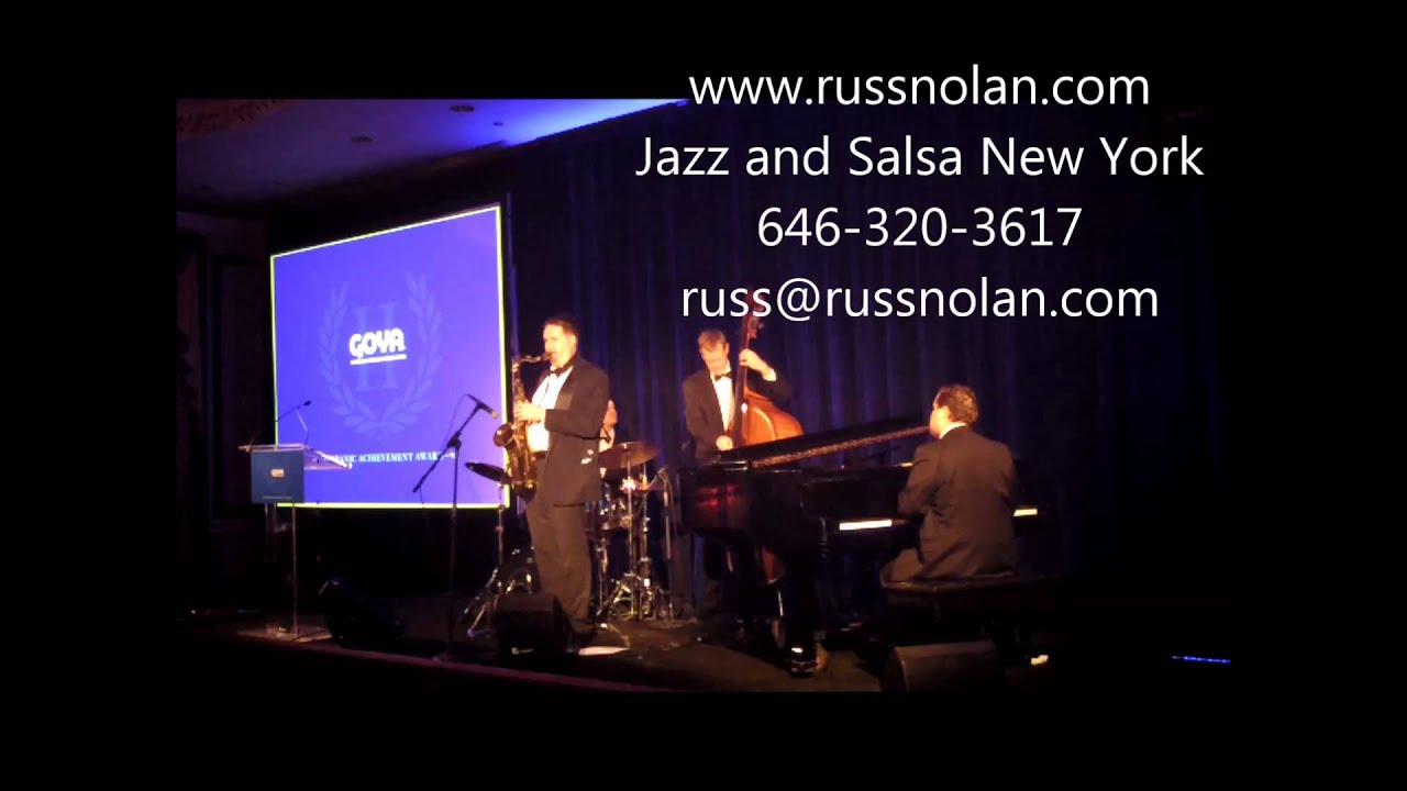 Promotional video thumbnail 1 for Jazz and Salsa New York - led by Russ Nolan