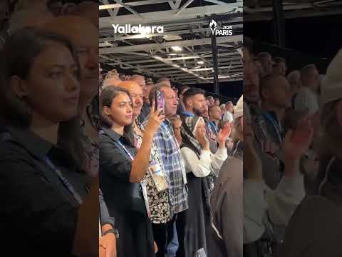 محمود الخطيب يدعم منتخب مصر لليد أمام المجر فى أولمبياد باريس 2024 🇪🇬