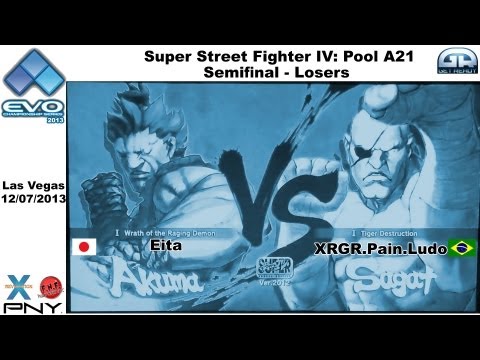 EVO 2k13 Eita (Akuma) Vs XRGR.Pain.Ludo ( Sagat) HD - Pool A21