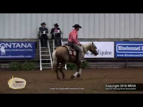 Its A Magnum ridden by Garth Hystad  - 2016 NRHA Futurity (Nov. Horse NP)