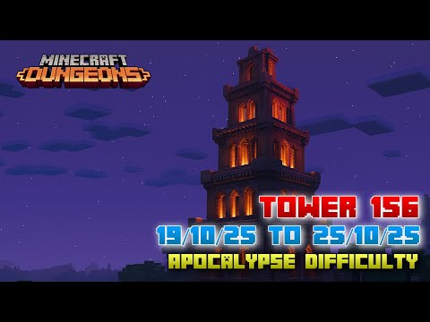 The Tower 156 [Apocalypse] Full Climb, Guide & Strategy, Minecraft Dungeons Fauna Faire