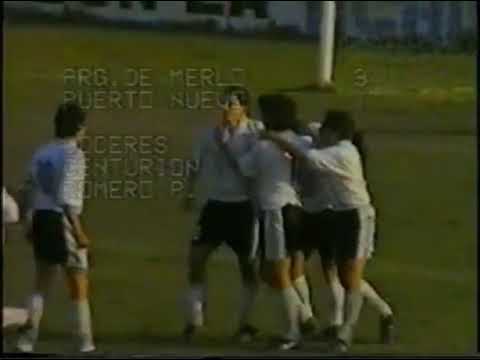 Argentino de Merlo 3 - Puerto Nuevo 1 (Primera D Apertura 1998)