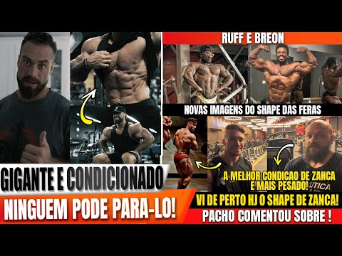 CBUM, GIGANTE E MTO SECO! SERA QUE BATE PESO? ZANCA ESTA MAIOR E MAIS CONDICIONADO! PACHO COMENTA!