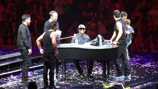 Joey McIntyre and his son Griffin 5/2/15 at the Honda Center Anaheim, CA