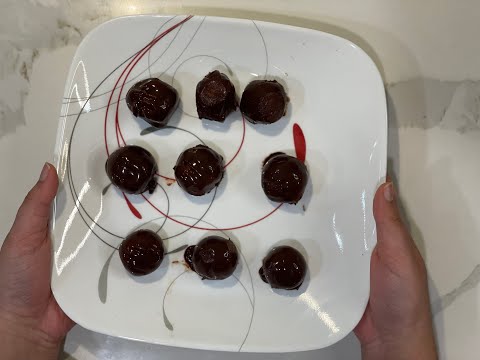 Decadent Desserts:  Chocolate covered Almond Fudge