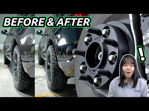 45mm Wheel Spacers Before and After | BONOSS Car Parts for Ford Explorer /Ford Ranger /F250 /F150