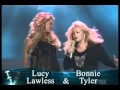 Lucy Lawless with Bonnie Tyler Week 5 28 ...