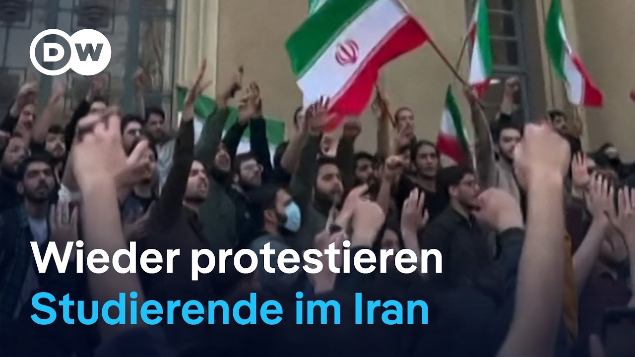 Neue Studierendenproteste im Iran - und die USA machen Druck | DW Nachrichten