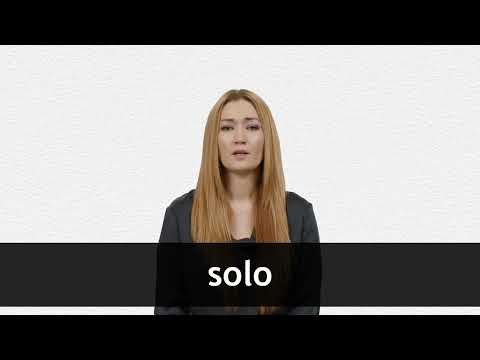 SOLO: Synonyms and Related Words. What is Another Word for SOLO