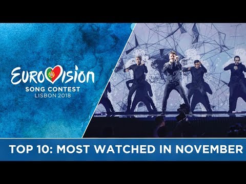 TOP 10: Most watched in November 2017 - Eurovision Song Contest