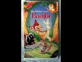 Opening To Bambi 1989 VHS