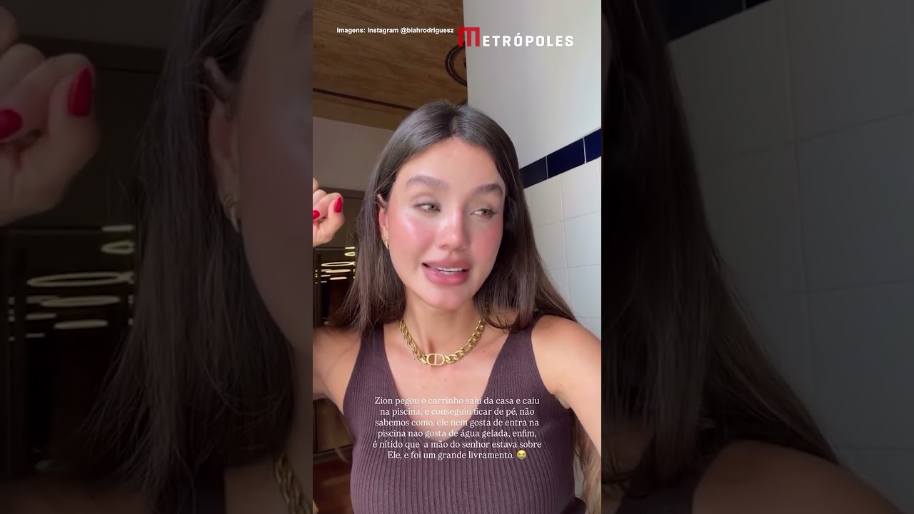 "Gelou o coração", diz esposa de Sorocaba sobre acidente com o filho