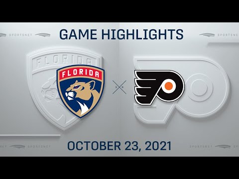 NHL Highlights | Panthers vs. Flyers - Oct. 23, 2021