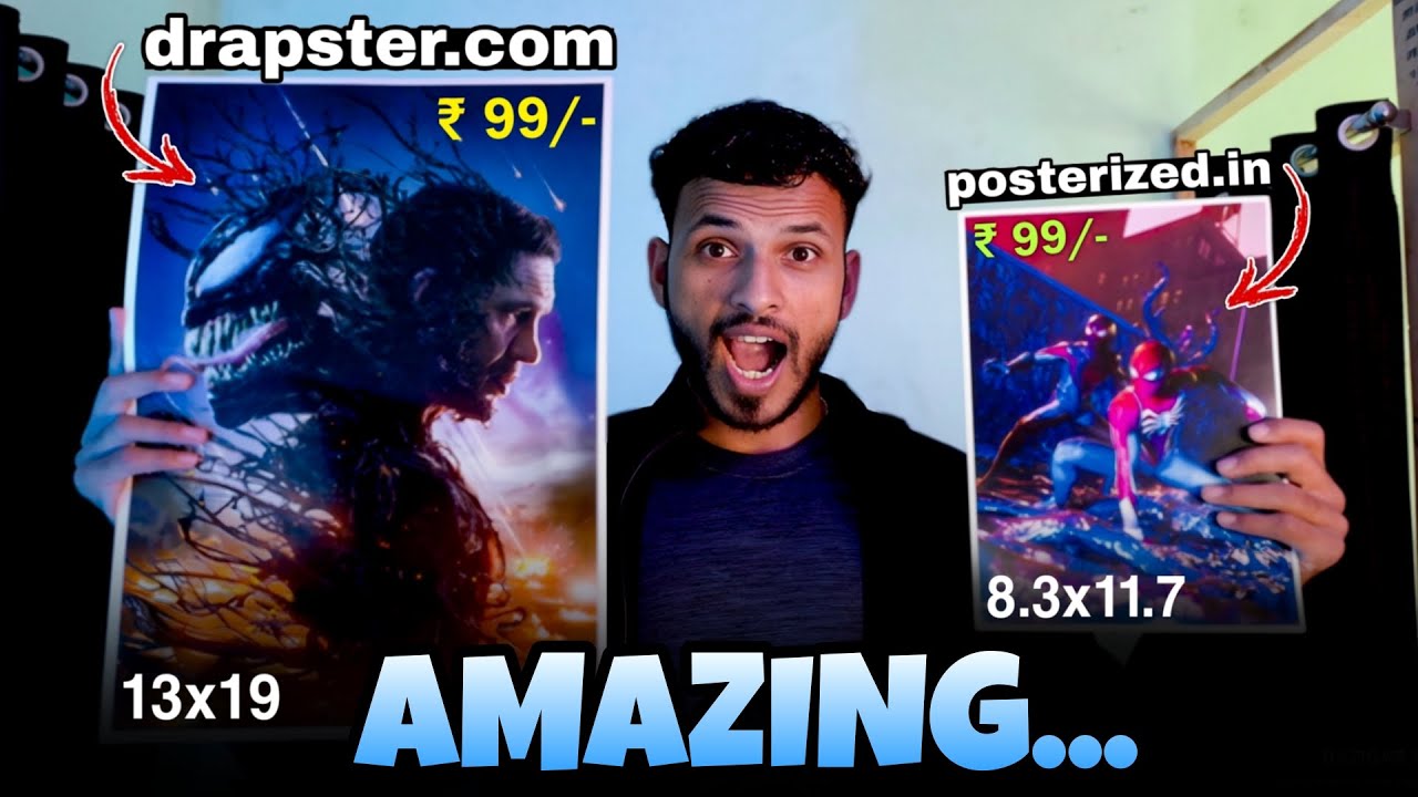 Got Amazing Posters for My Gaming Room from Drapster by @DesiNerd