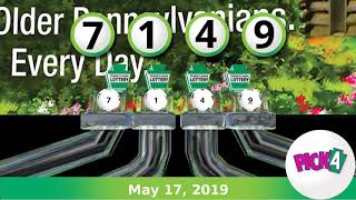PA LOTTERY PA_MidDay_2017 05/17/2019