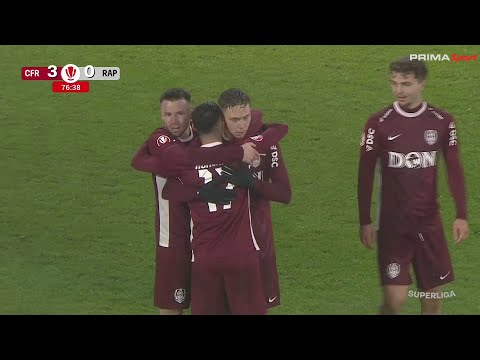 REZUMAT | CFR Cluj – Rapid 3-0. Liderul masacrat în Gruia! Pancu, două victorii consecutive
