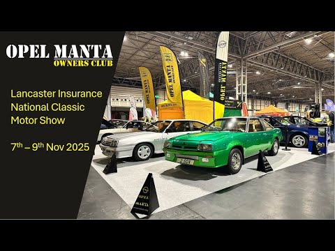 Opel Manta Owners Club at the NEC Classic Motor Show 2025