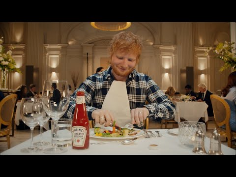 Ed Sheeran miluje kečup