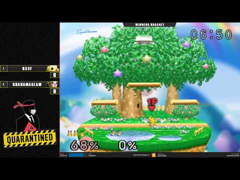 QR2 East - B33f (Pikachu) Vs. Grahamaglam (Link) Super Smash Bros - SSB64
