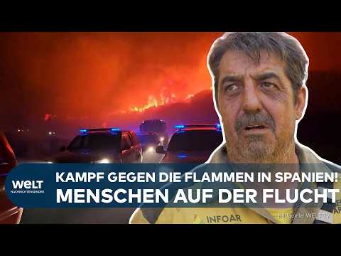 Video Thumbnail: WALDBRÄNDE IN SPANIEN: Orte bei Aragón evakuiert! Tausende Hektar zerstört!
