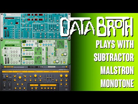 Sound design with Subtractor, Malstrom, and Monotone
