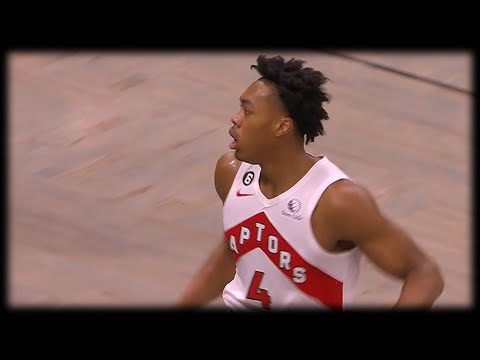 Scottie Barnes Nails the Corner 3-Pointer - Raptors vs Magic