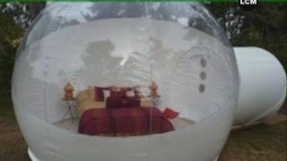 Insolite: dormir dans une bulle