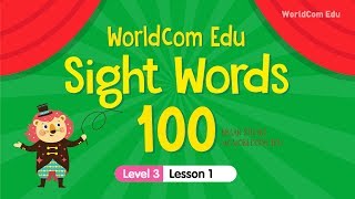 Learn English through Sight Words 100 | Level 3 | Lesson 1 | 1.high - 5. food | Brian Stuart