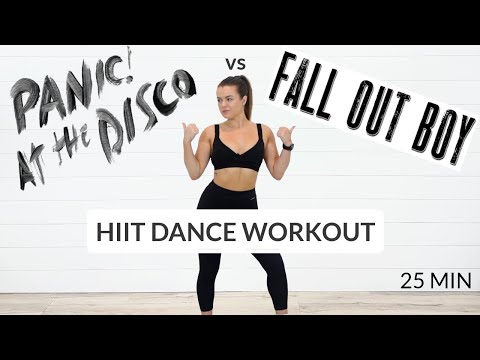 PANIC AT THE DISCO vs  FALLOUT BOY--DANCE WORKOUT