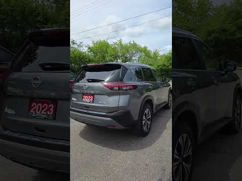 2023 Nissan Rogue AWD SV Moonroof in Gray for sale at Jerry Pfeil Chrysler Dodge Jeep Ram in New Hamburg, ON