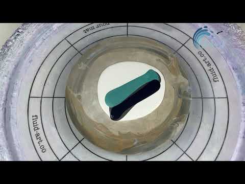 415. Sheleeart - Acrylic Pouring - Serene Calm Wave