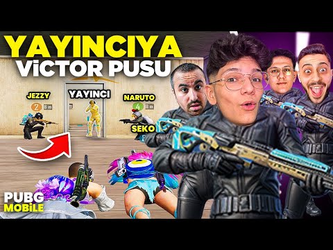KADIN YAYINCIYA VİCTOR PUSUSU! - PUBG MOBİLE