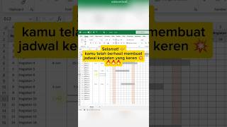 Download lagu Jadwal Kegiatan berwarna Otomatis sesuai rentang tanggal #excel #belajarexcel #exceltips #tips mp3