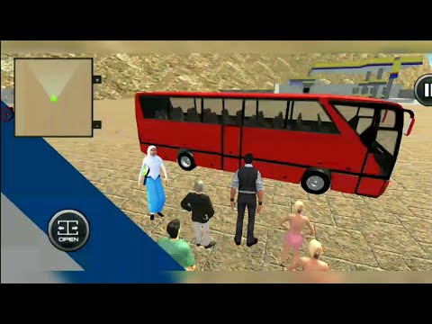 Uphill offroad bus driving sim 2022