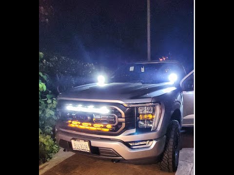 2021 FORD F150 LED M&R DUAL 30\" LIGHTBAR KIT INSTALLATION